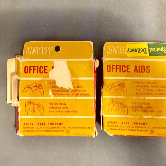 Vintage Avery "Special Delivery" and "Air Mail" Labels - Picture 3 of 5
